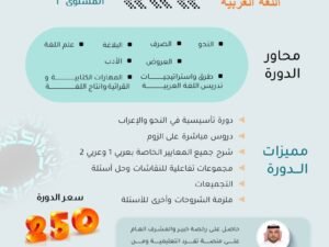 دورة اللغة العربية المستوى الأول